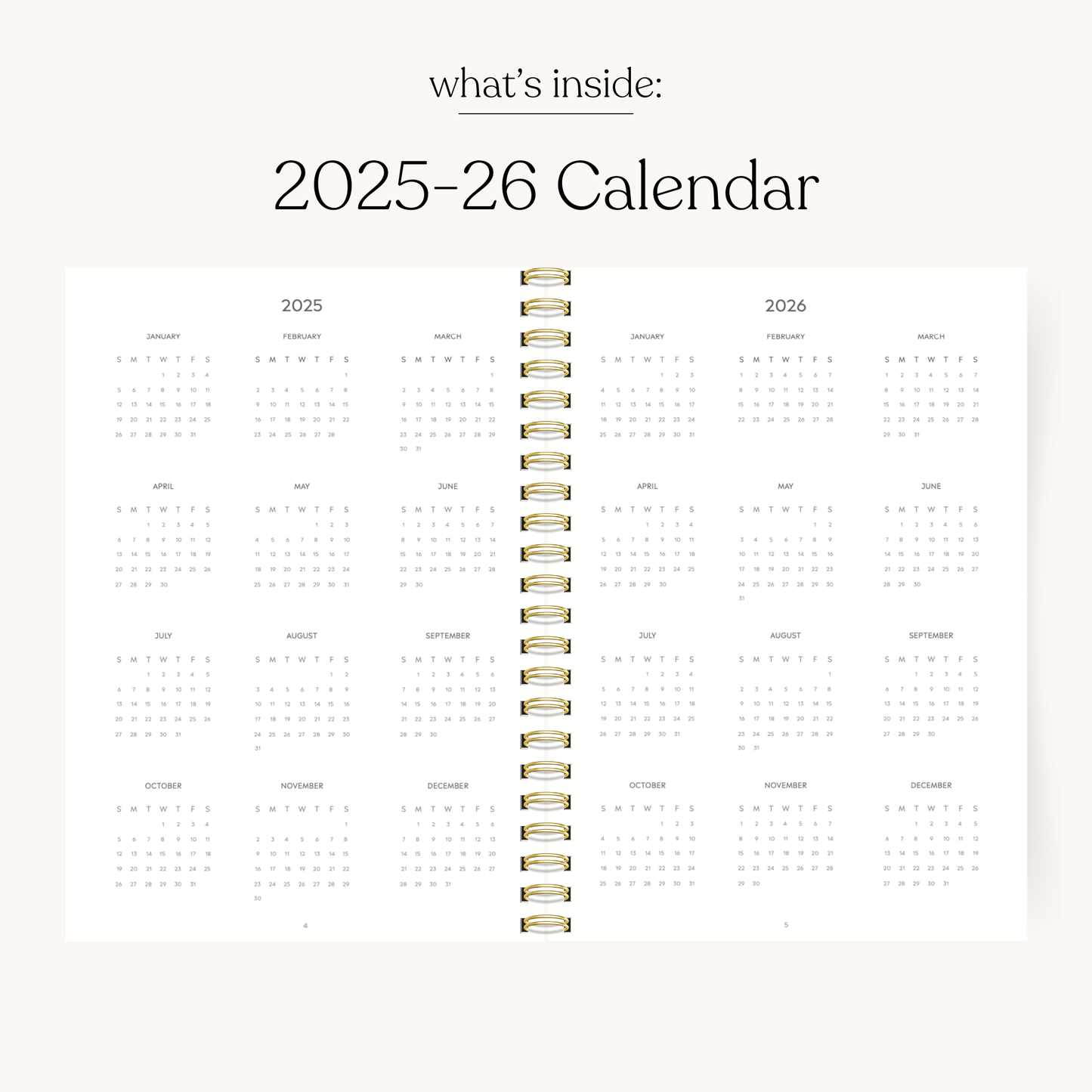 Forget Me Nots 2025-26 Academic Planner PREORDER MID APRIL