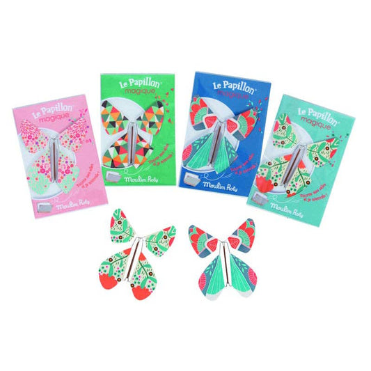 Display box of 36 asstd Magic Butterflies - Recreational Activity - Moulin Roty