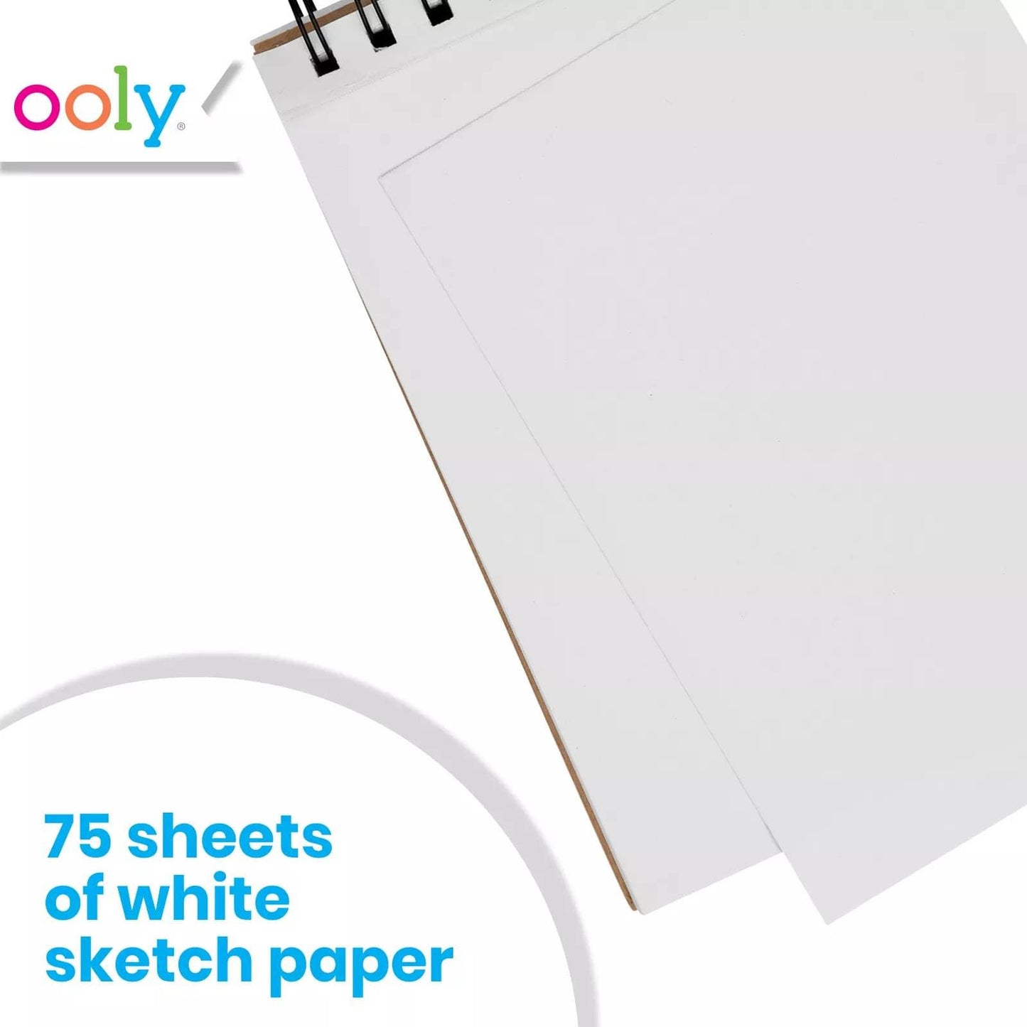 DIY Cover White Paper Sketchbook - Large - 75 Pages