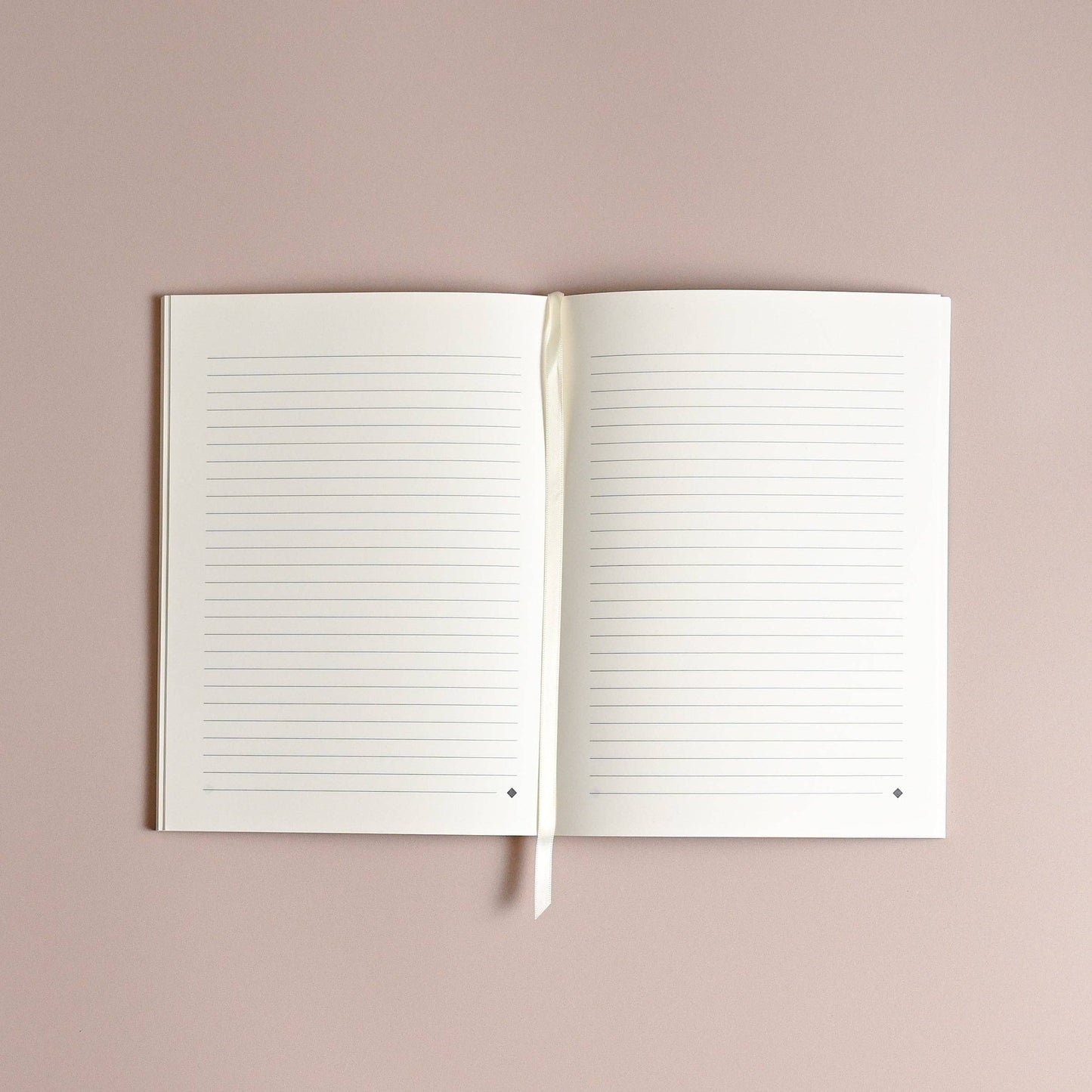Tan Scalloped Stripe Soft Cover Journal