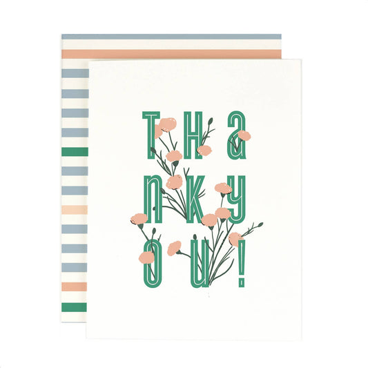 Thank You Lettered: Single Card