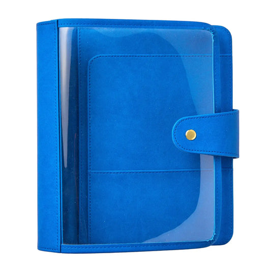 7x9 Clear Planner Folio - Royal Blue