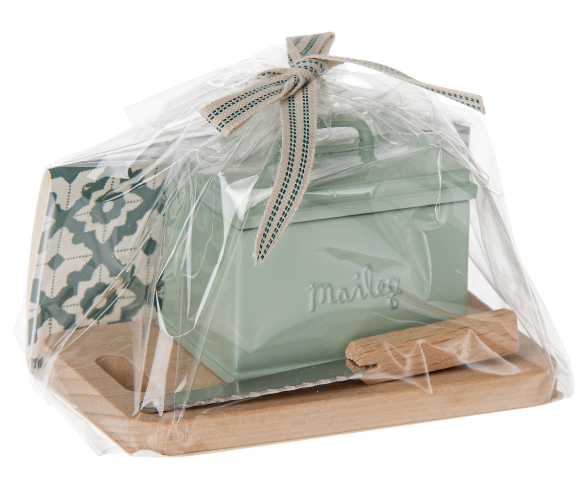 Bread Box w/ Utensils, Miniature