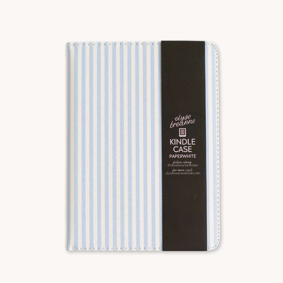 Blue Stripe Kindle Case