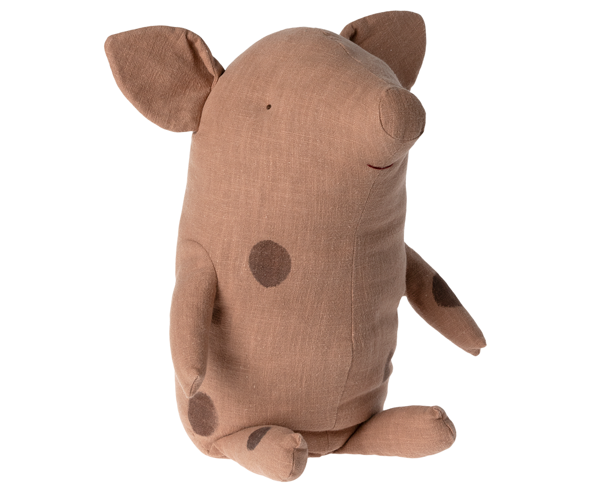 Truffle Pig , Big - Vintage Rose