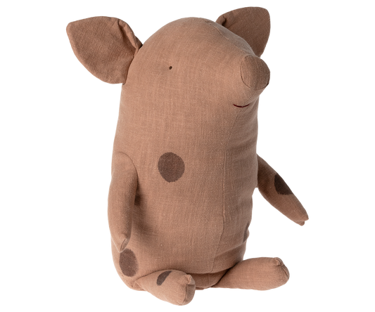 Truffle Pig , Big - Vintage Rose