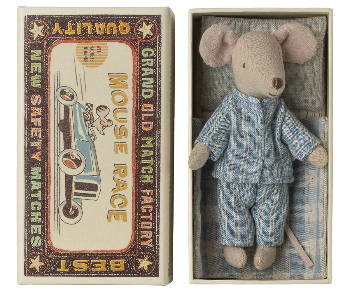 Maileg Big Brother Mouse in Matchbox