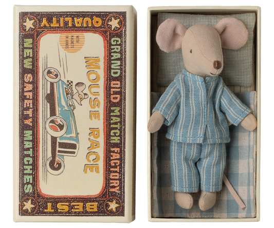 Maileg Big Brother Mouse in Matchbox