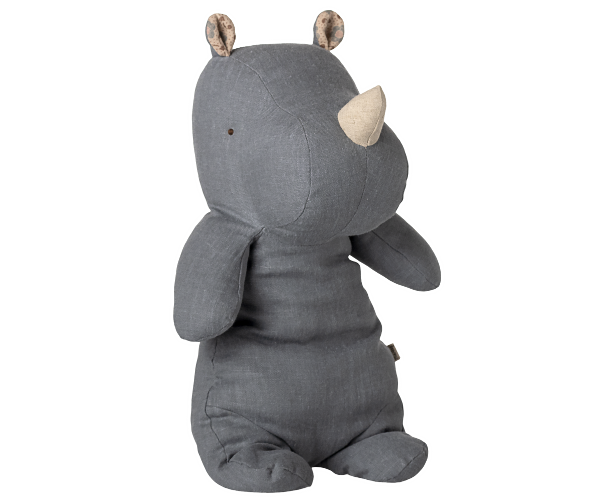 Safari friends Rhino, medium- Dusty Blue