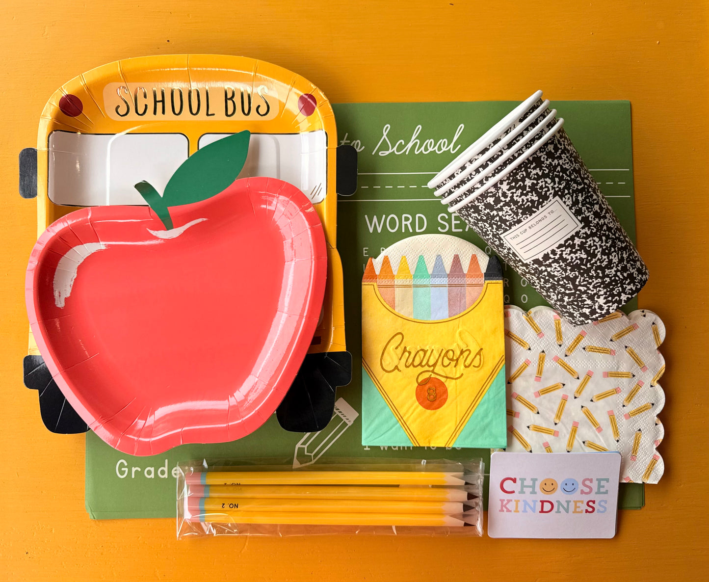 Back to School Place Setting