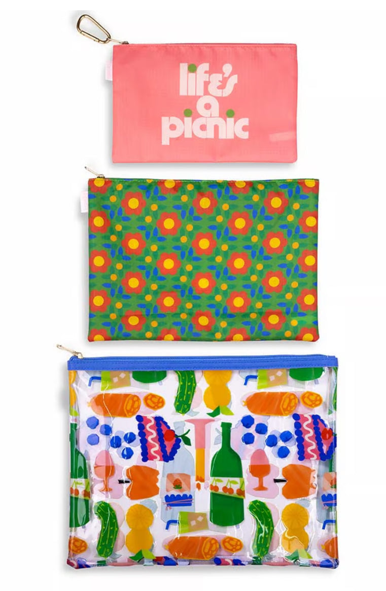 Lifes a Picnic Trio bag