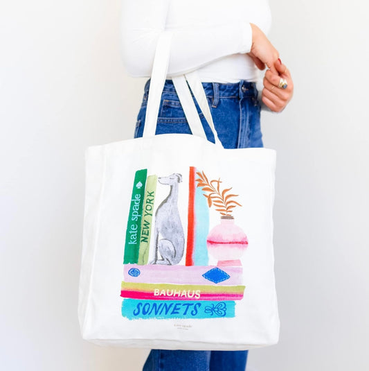 Bookshelf - Canvas Book Tote