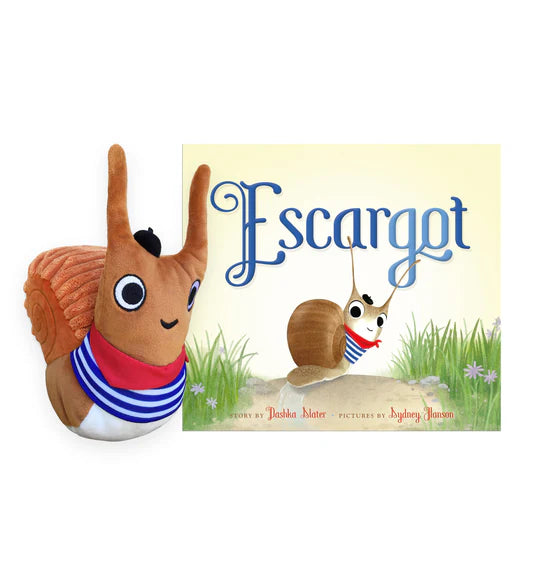 Escargot Doll with Book