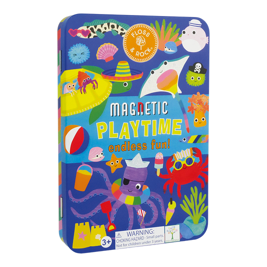 Floss & Rock Ocean Magnetic Playtime Tin