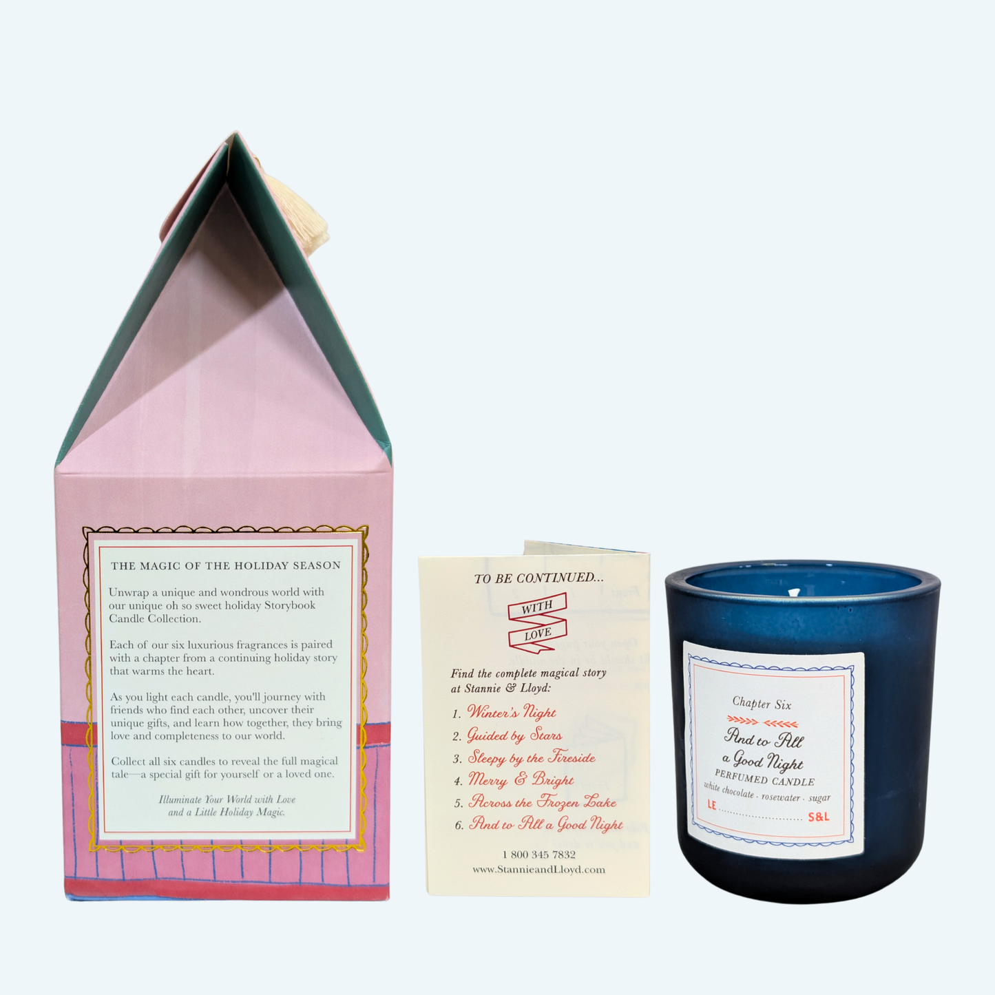 Holiday Storybook Candle - And to All a Good Night