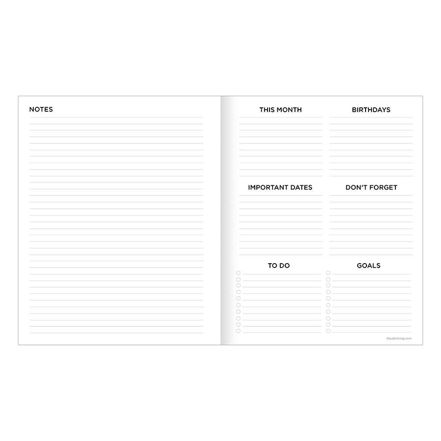 2026 Colorful Collage Medium Monthly Planner