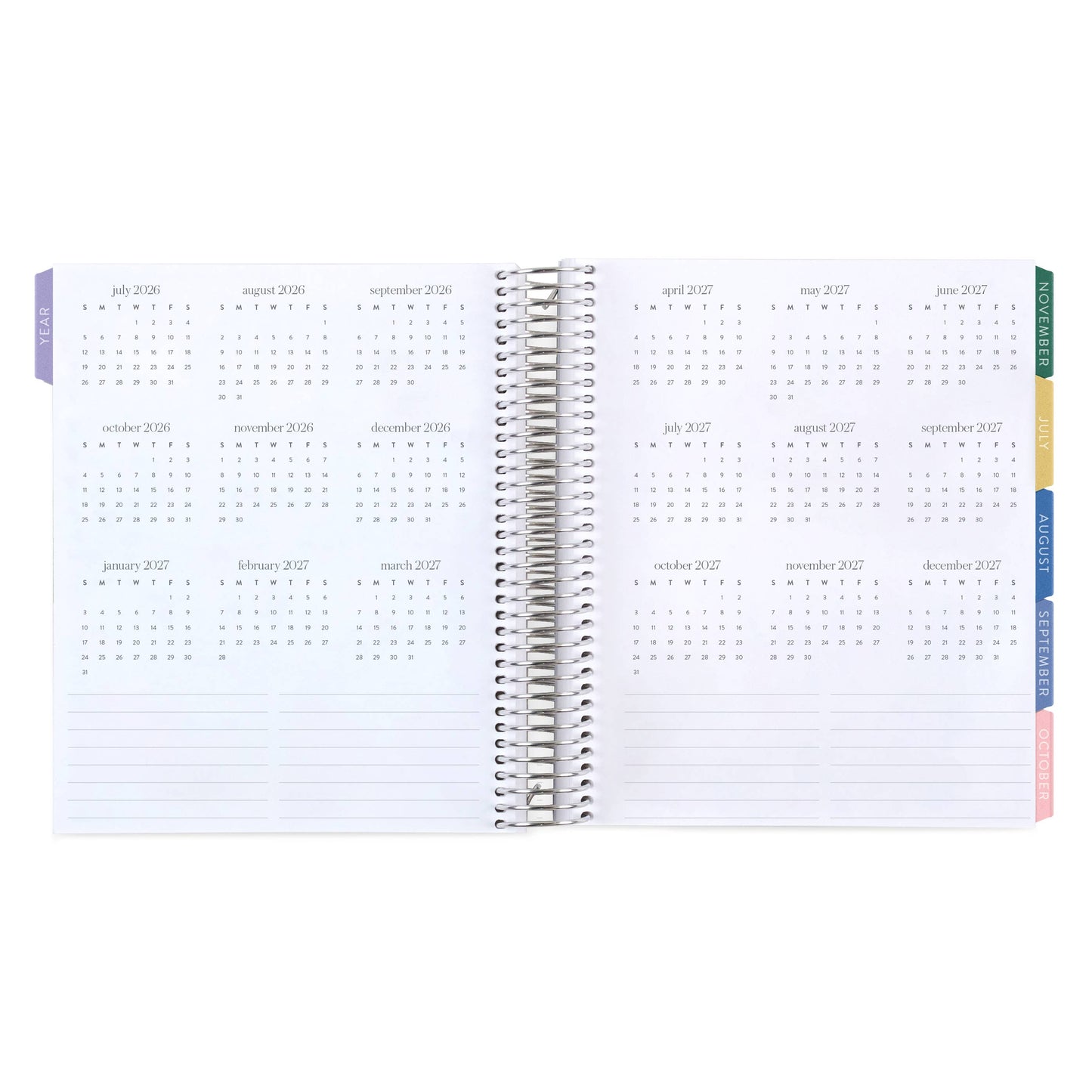 7x9 Coiled LifePlanner - Legacy, vertical