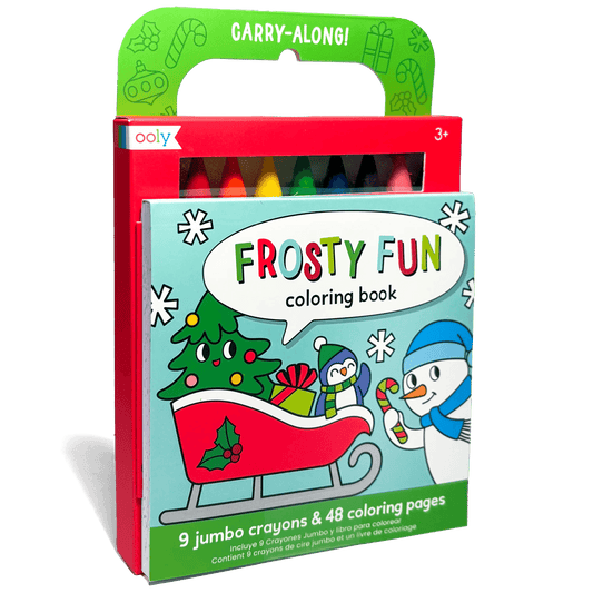 Carry-Along Coloring Book Set - Frosty Fun