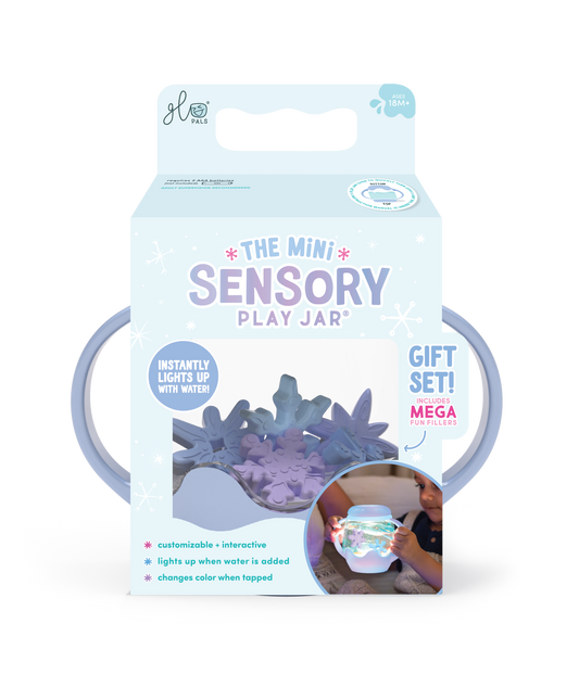 Glo Pals Mini Sensory Play Jar Gift Set - Holiday