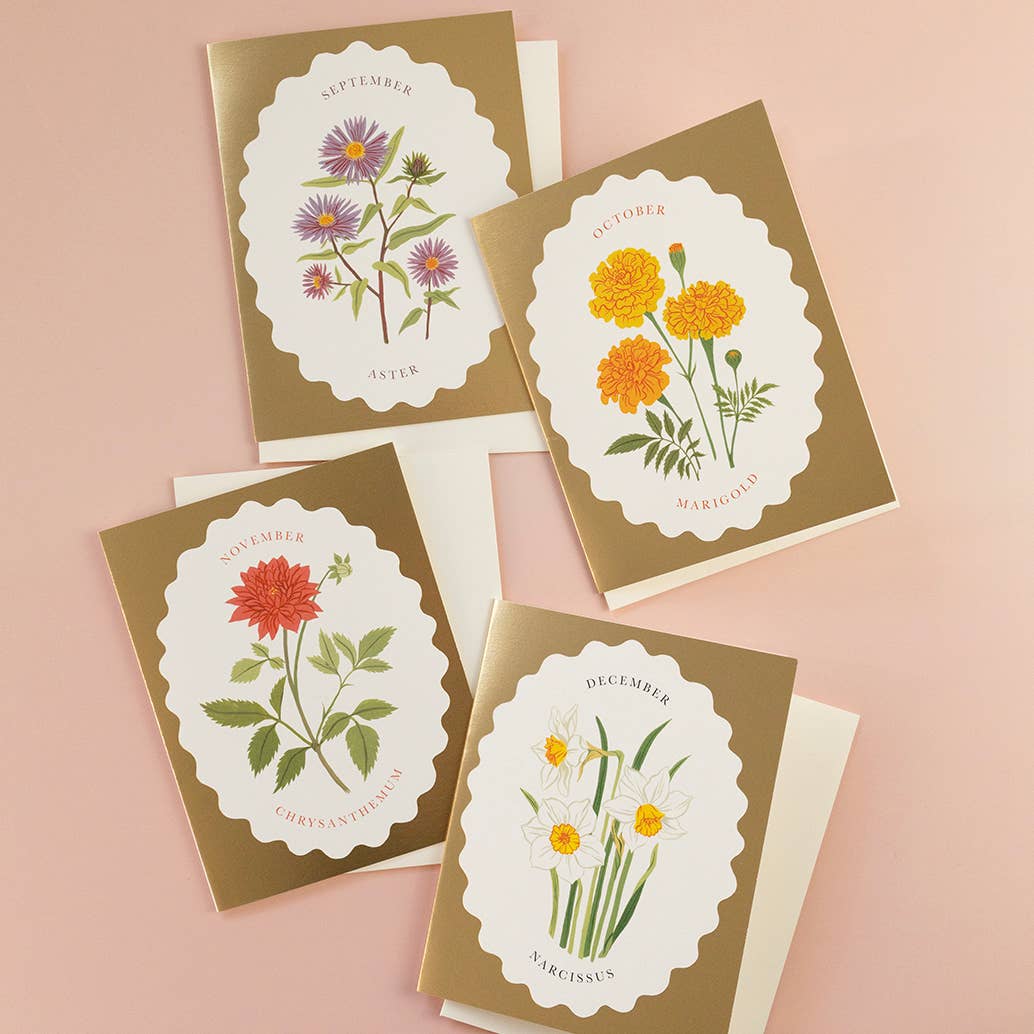 BIRHT MONTH FLOWER | NOVEMBER | greeting card