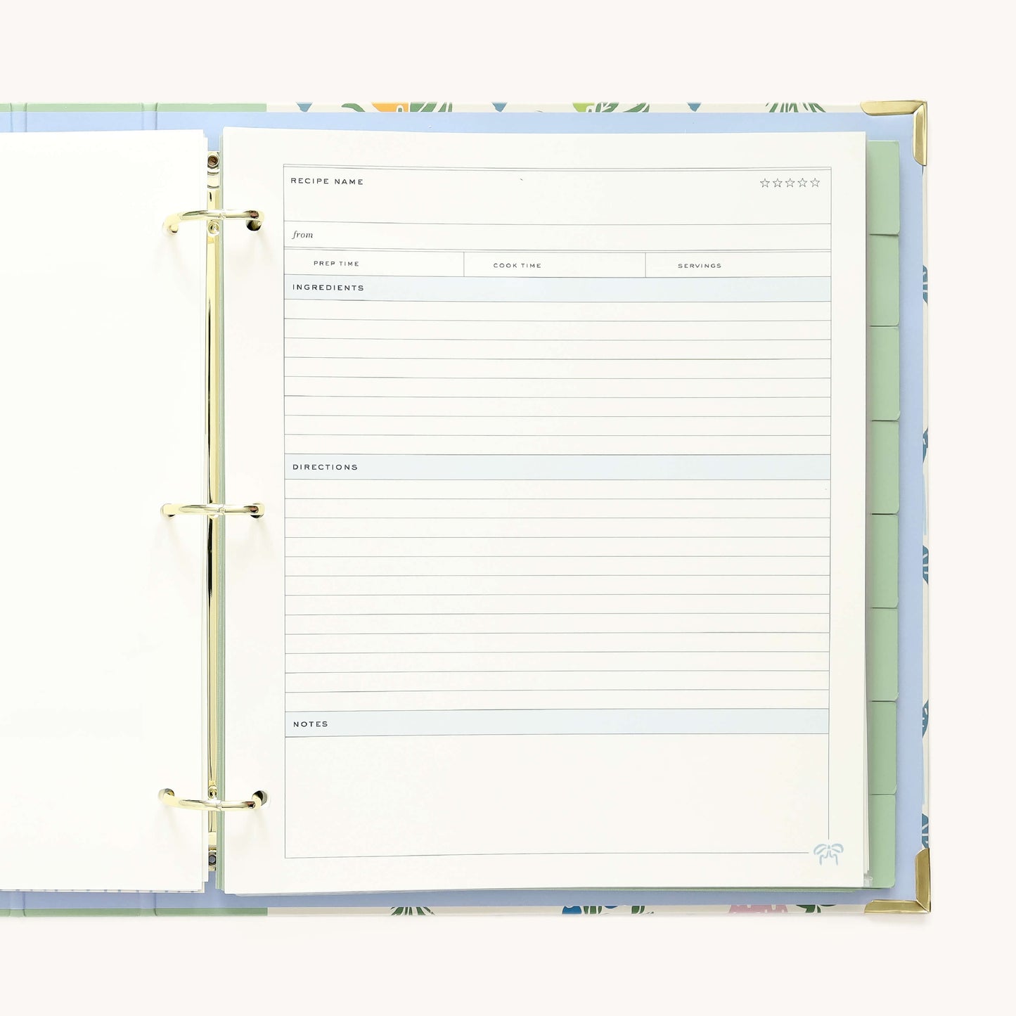Recipe Binder, Heirloom Kitchen