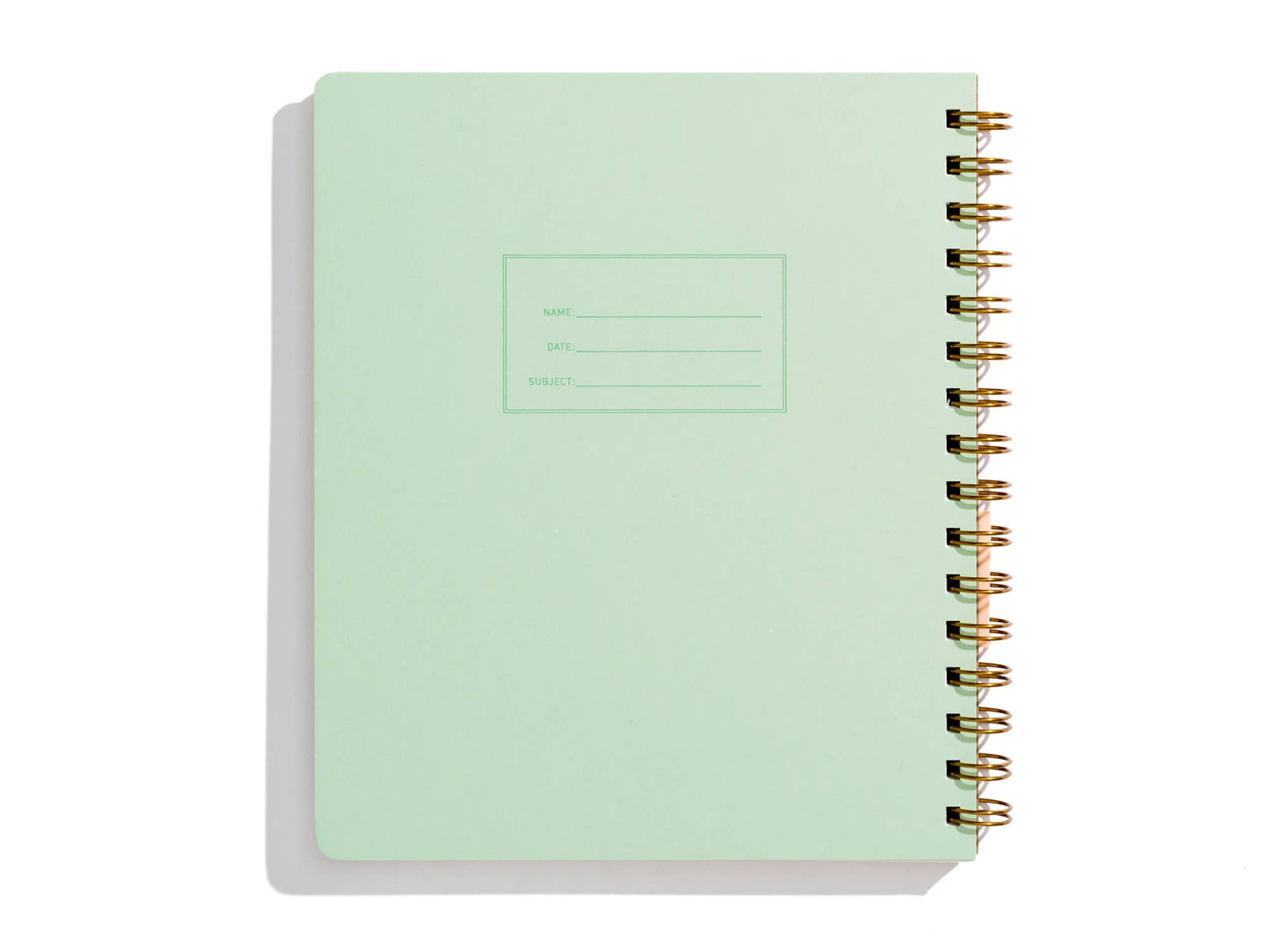 Lefty Standard Notebook - Solid Color Cover: Ocean
