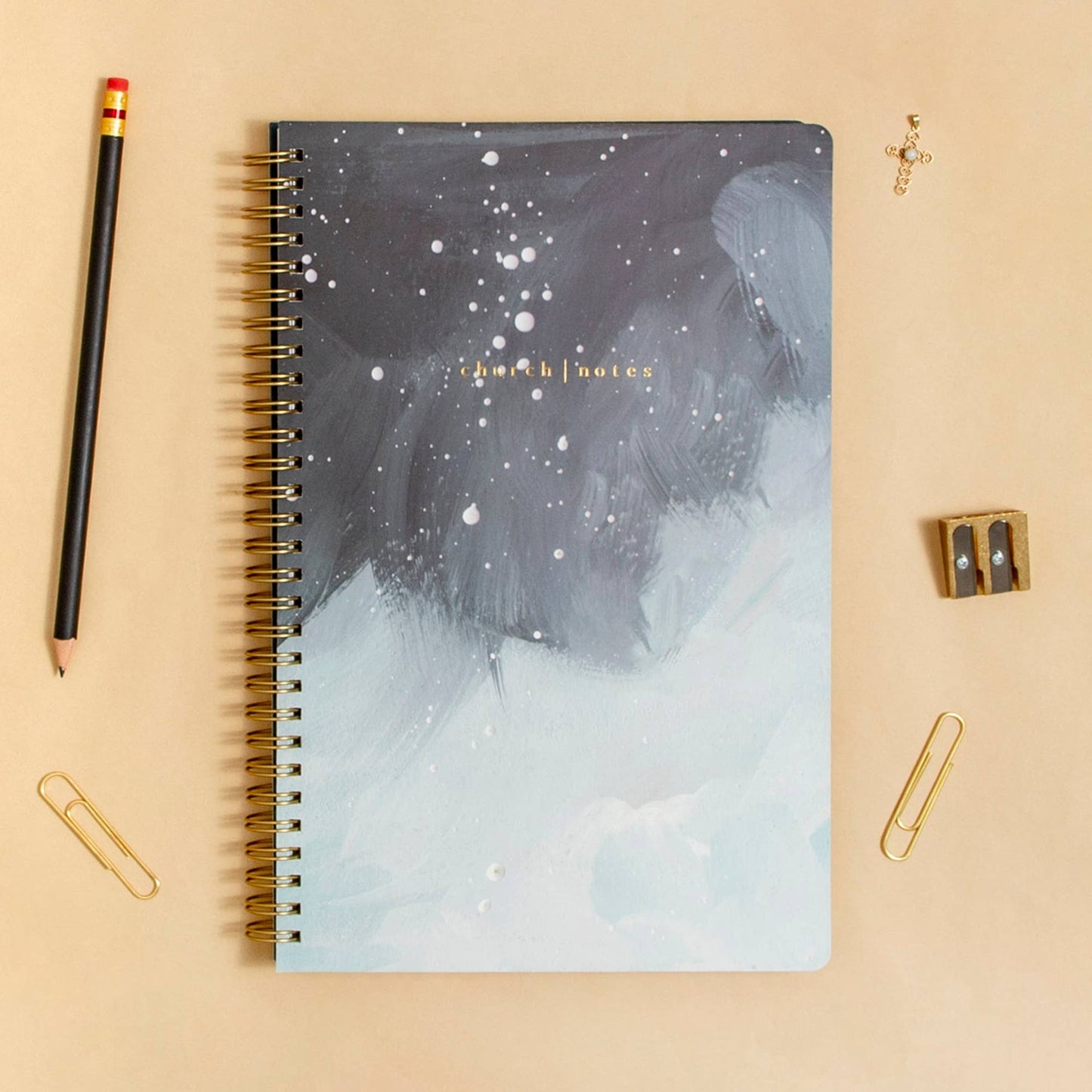 Church Notes Notebook - Starry Sky by 1canoe2