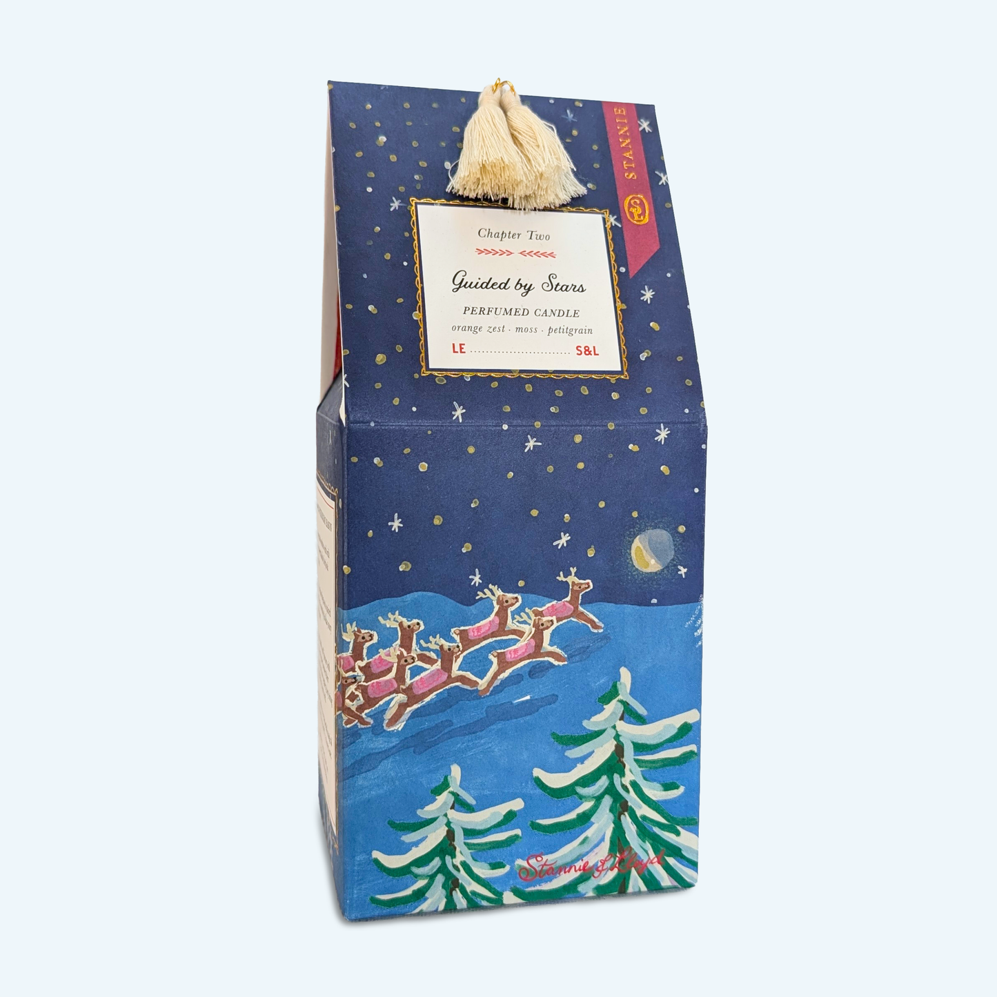 Holiday Storybook Candle - Guided by Stars