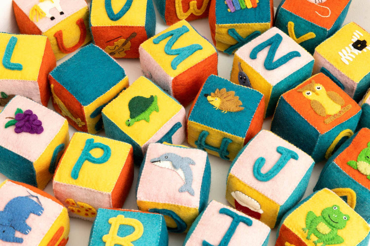Felt Alphabet Blocks