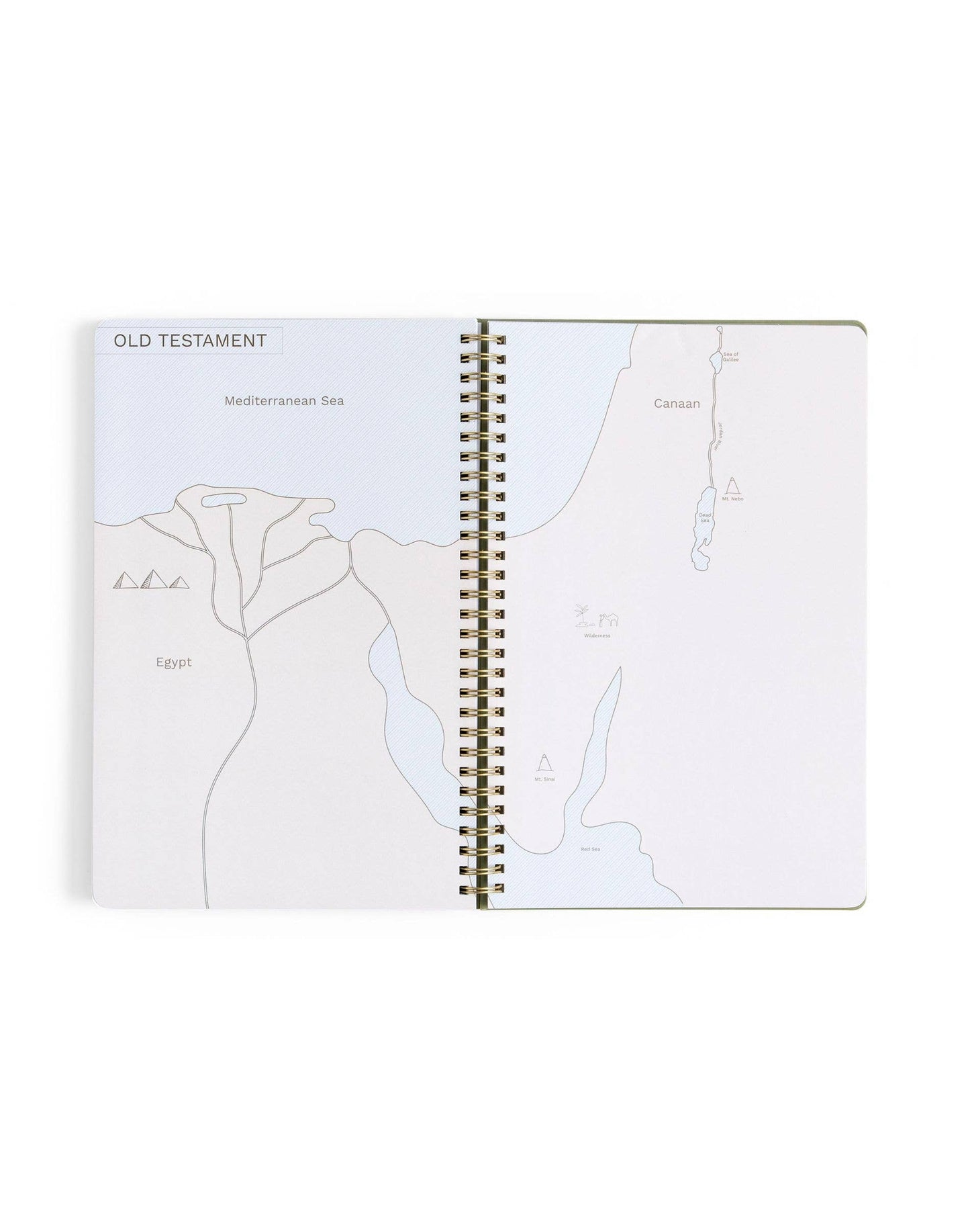 Church Notes Co. Olive Church Notes Bible Reference Notebook