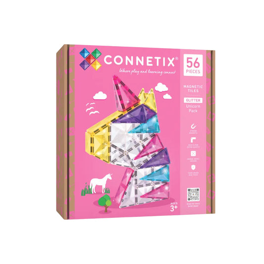 Connetix Glitter Unicorn Pack 56 pc