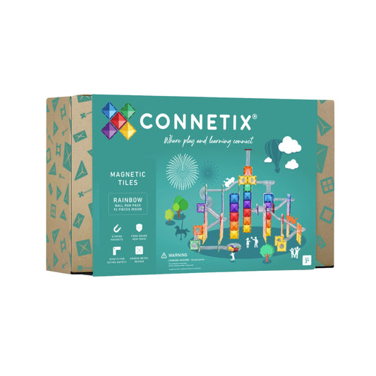 Connetix Rainbow Ball Run Pack 92 pc