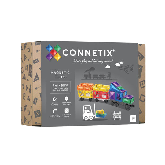 Connetix Rainbow Transport Pack 50 pc