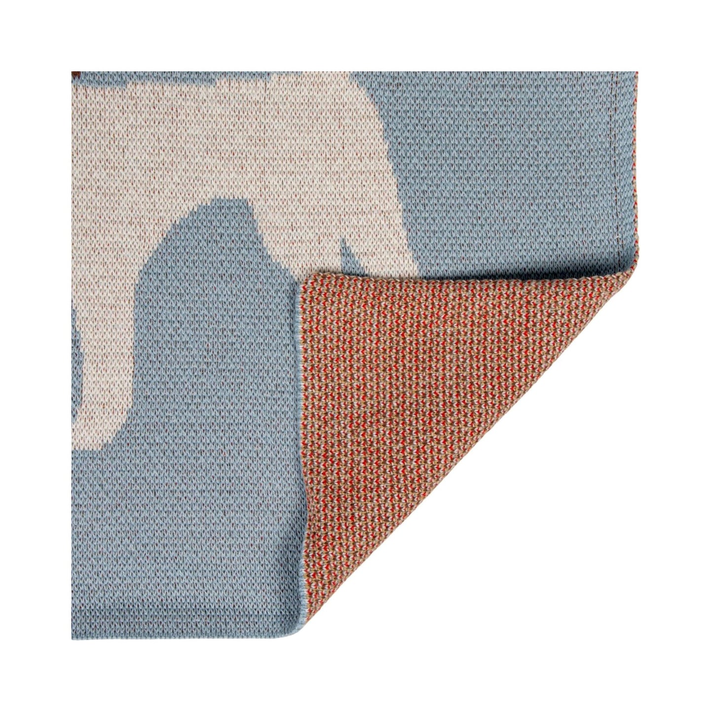 Creative Co-Op Cotton Knit Baby Blanket with Dogs