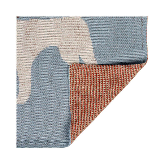 Creative Co-Op Cotton Knit Baby Blanket with Dogs