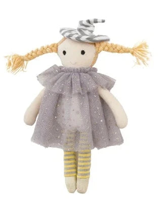 Fabric Witch Doll W Tutu, Multi Color 4 Styles