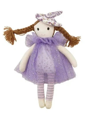 Fabric Witch Doll W Tutu, Multi Color 4 Styles