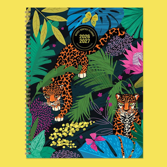 In the Jungle Large Weekly Monthly Planner 2026-2027