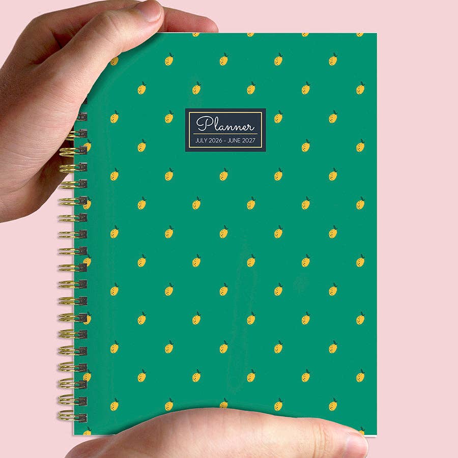 July 2026 - June 2027 Lovely Lemon Weekly Monthly Planner