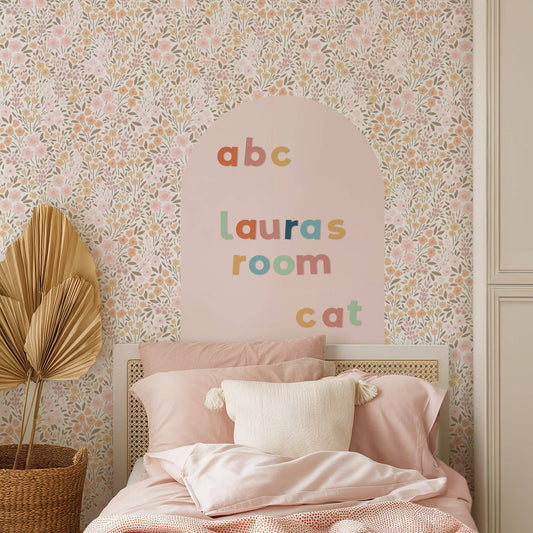 Blush Mini Arch Magnetic Wall Decal