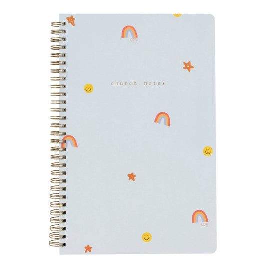 Church Notes Notebook - Happy Icons by Callie Danielle