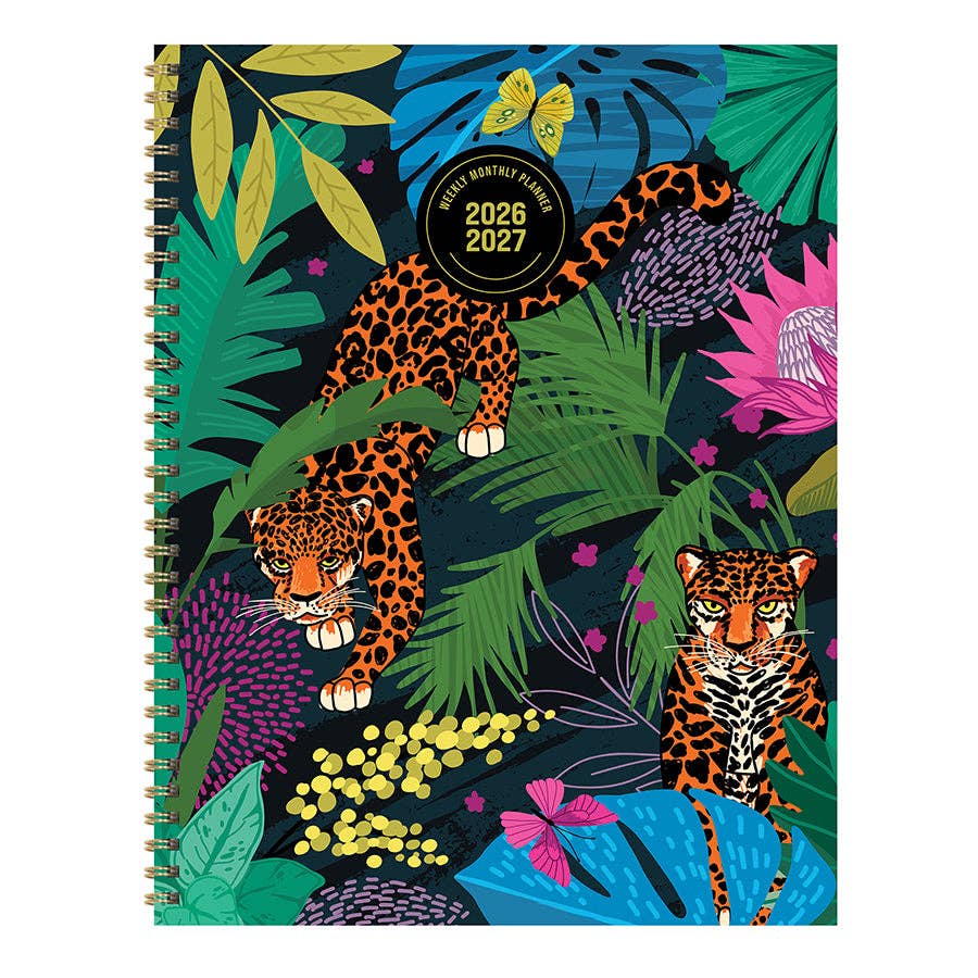 In the Jungle Large Weekly Monthly Planner 2026-2027