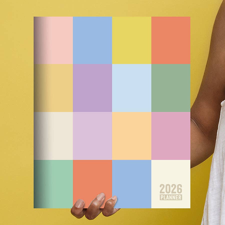 2026 Color Swatch Large Monthly Planner