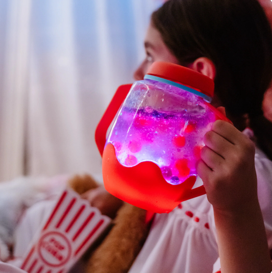 Glo Pals Coral Sensory Play Jar (NEW)