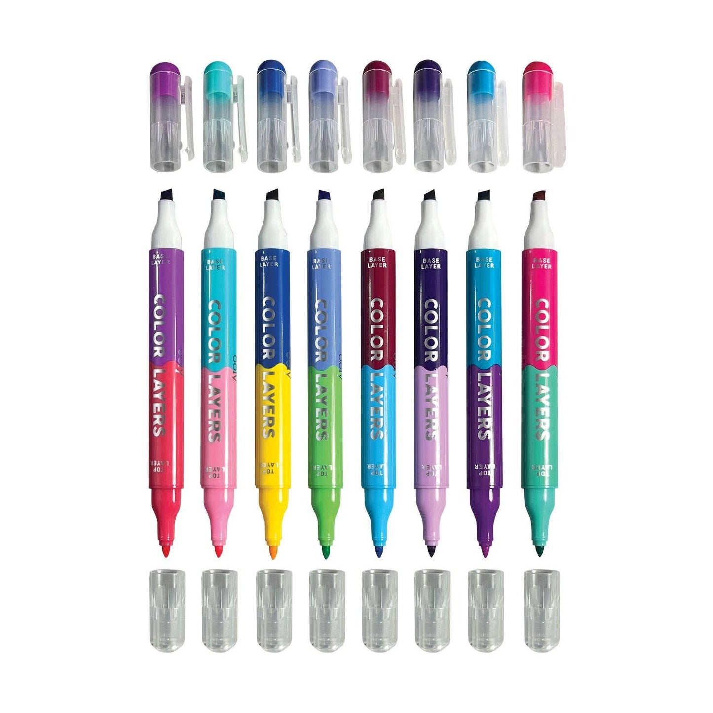 Color Layers Double-Ended Layering Markers (Set of 8)