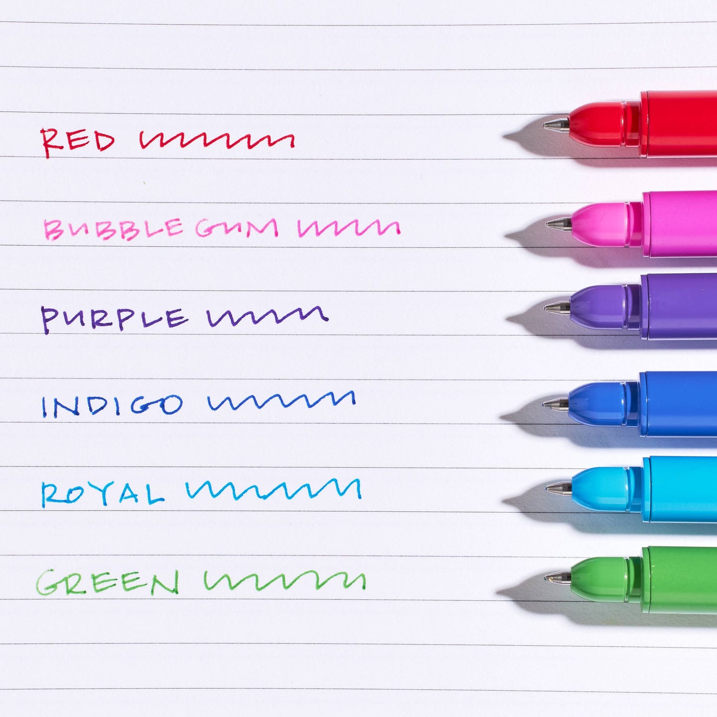 Designer Gel Pen 6-pack