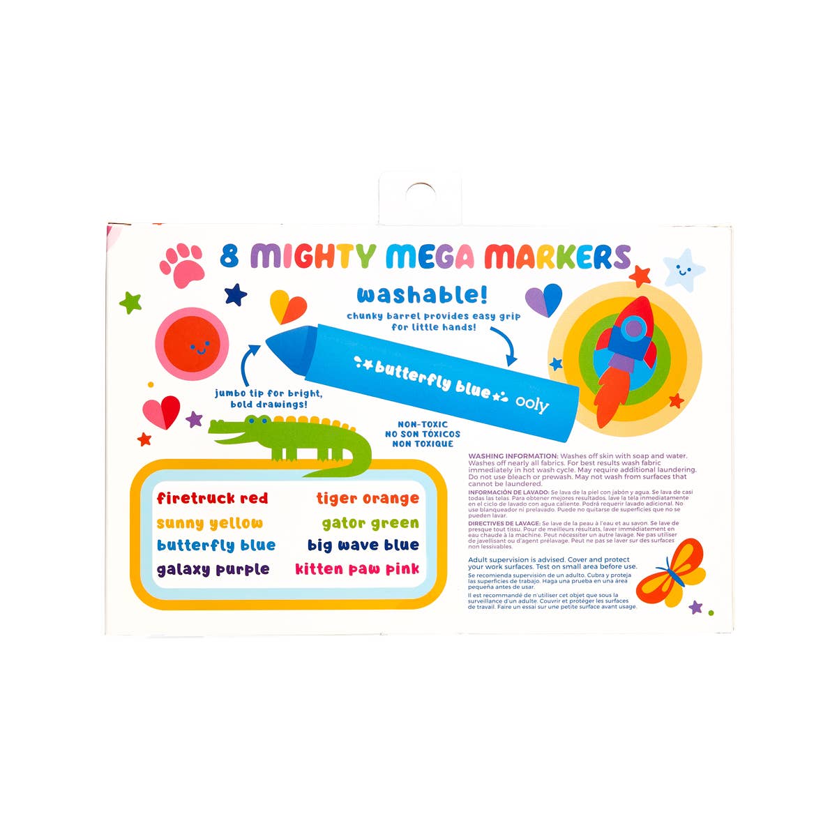 Mighty Mega Jumbo Markers Set of 8