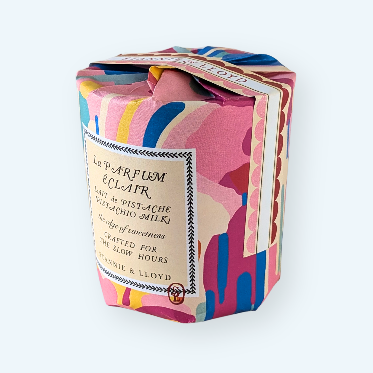 Gift Wrap Candle - Happy Abstract
