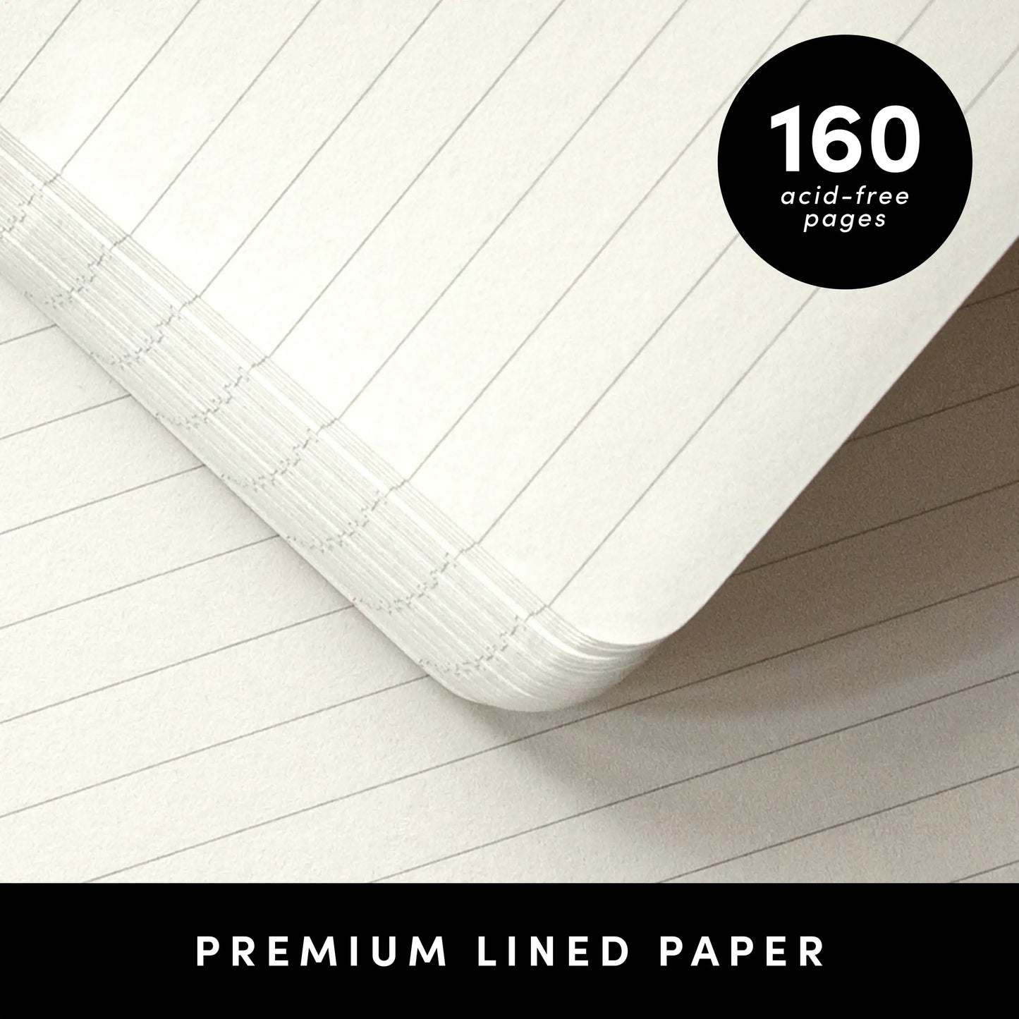 160PG Casebound Lined Journal Notebook
