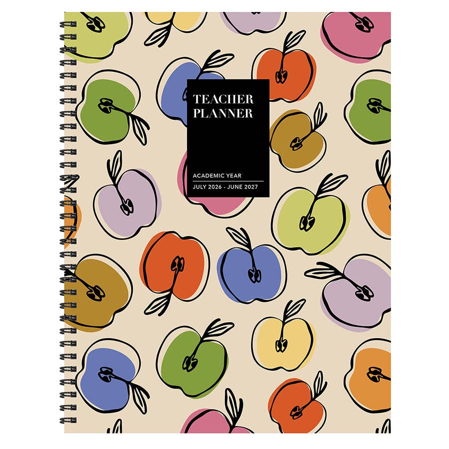 July 2026 - June 2027 Apples Teacher Lesson Planning Book